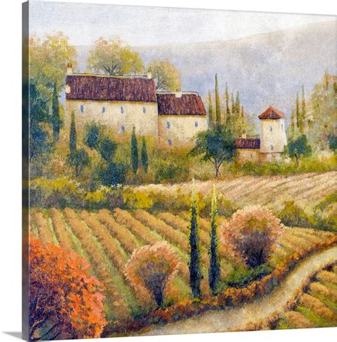 Tuscany Vineyard I Wall Art Canvas Prints Framed Prints Wall Peels