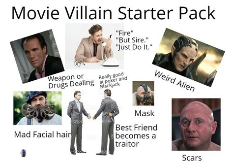 Horror Movie Villain Starter Pack Rstarterpacks