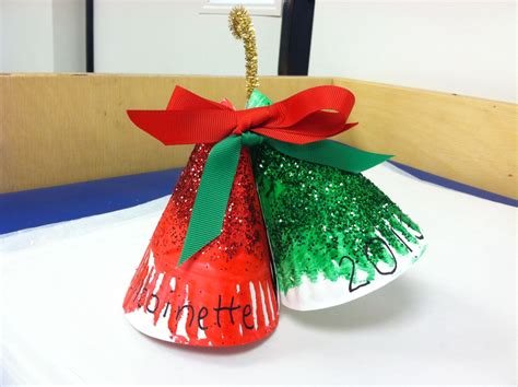 Bell Ornaments With Paper Plates Christmas Crafts For Kids Christmas