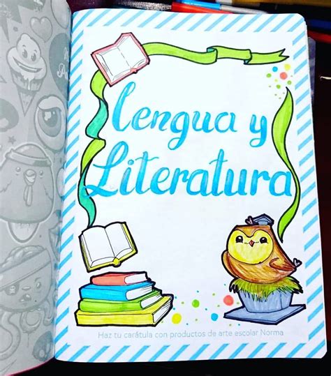 Portada Caratulas Para Un Cuaderno De Lengua Y Literatura Caratulas