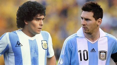 Lionel Messi Vs Diego Maradona Hd Youtube