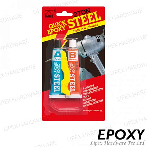 Alteco 2 Ton Quick Epoxy Steel Lipex Hardware Pte Ltd Singapore