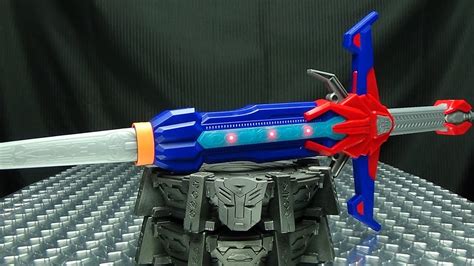 The Last Knight Optimus Prime Battle Blaster Sword Emgos Transformers