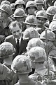 Richard Nixon With Troops In Vietnam Photograph by Bettmann - Fine Art ...