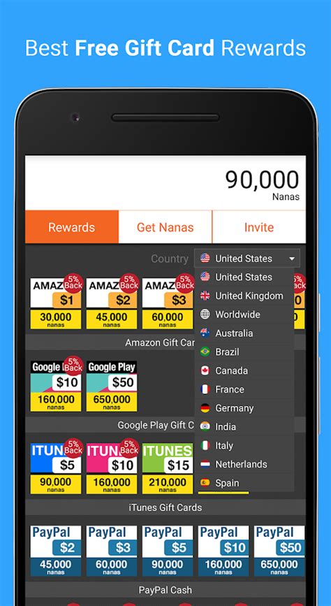 While they're not quite as useful as cash, there's something extra convenient about having credit you can use in certain stores and online. AppNana - Free Gift Cards - Android Apps on Google Play