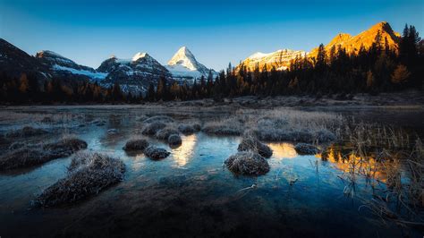 Assiniboine Provincial Park British Columbia Canada Sunrise Landscape