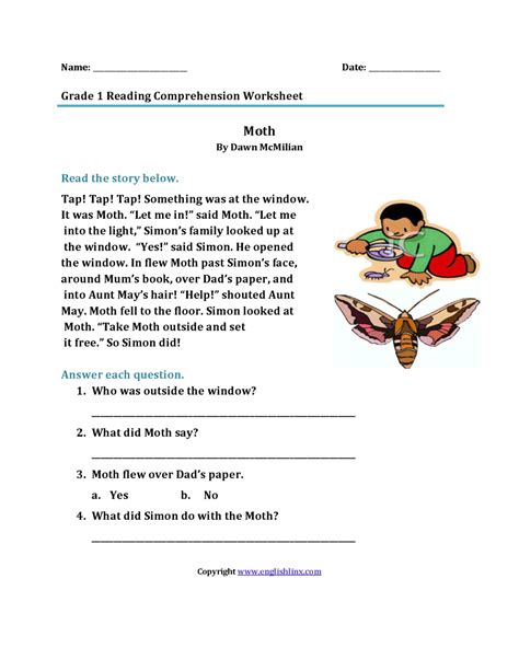2nd Grade Reading Comprehension Worksheets Pdf To You Math — Db