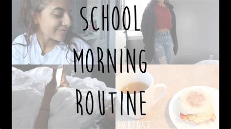 School Morning Routine 2015 ♡ Youtube