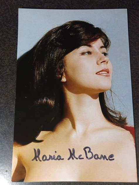 Maria Mcbane Hand Signed Autograph X Photo Sexy Playboy Miss May