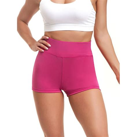Dodoing Dodoing Womens High Waist Booty Booty Shorts Casual Cotton
