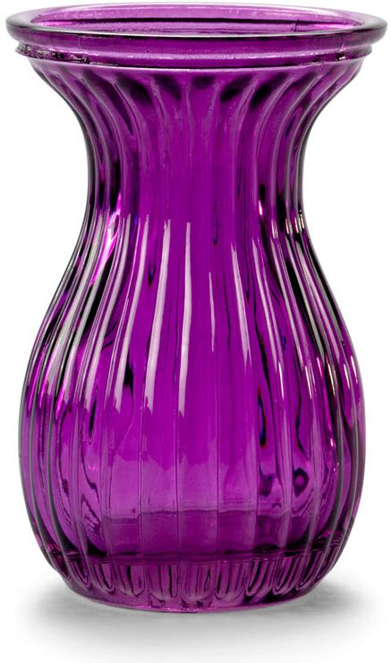 Purple Glass Vase Ceramic Vases Glass Ceramic Ceramic Pottery Glass Vase Shades Of Purple