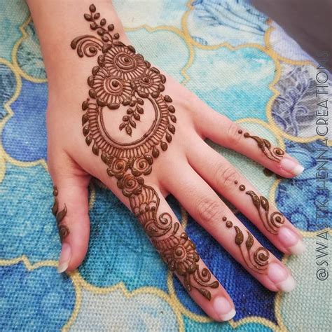 220 Easy Mehndi Designs For Left Hand Right Hand Front Hand And Back
