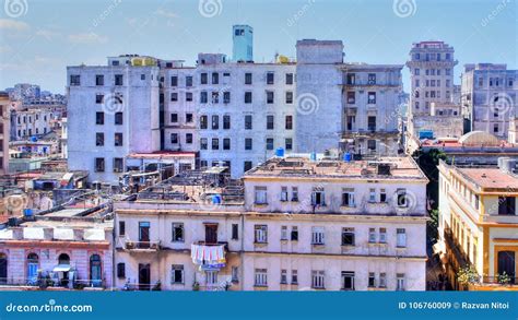 Ghetto Buildings In Havana Cuba Editorial Stock Image Image Of Drug