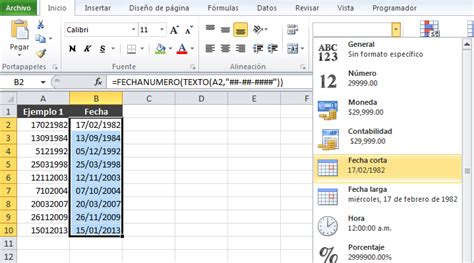 Dar Formato De Fecha En Excel Image To U