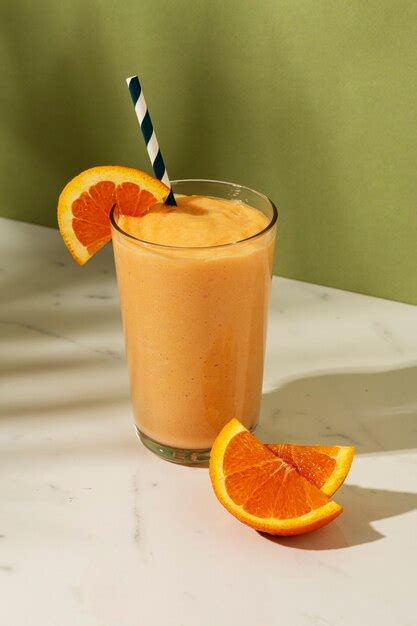 Premium Photo Fresh And Healthy Orange Smoothie