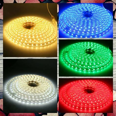 Jual Lampu Selang Led Strip 5050 Smd 220 Volt Per 1 Meter Shopee