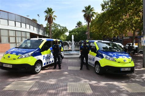 La Policía Local De Esplugues Aumenta Su Flota Con Dos Furgonetas Eléctricas