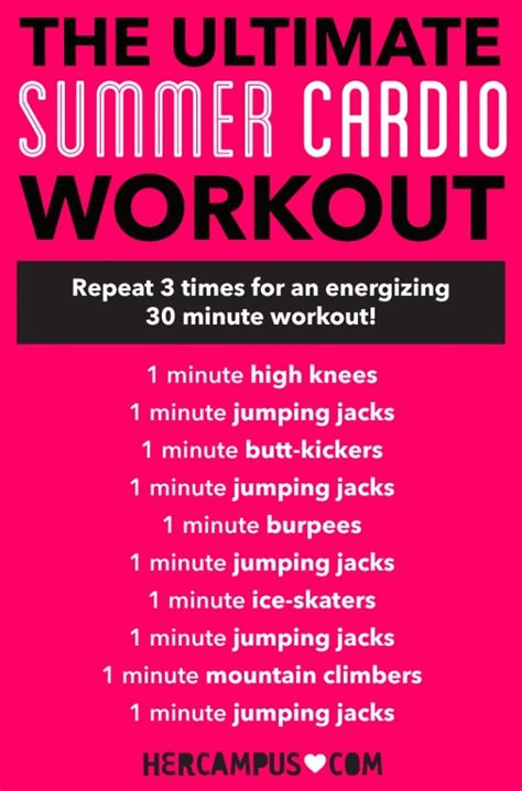 25 Hiit Cardio Workouts That Will Get You In The Best Shape Of Your