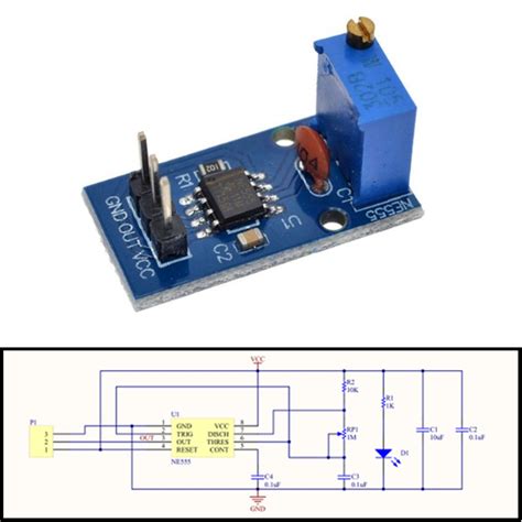 Ne555 Adjustable Module Duty Cycle Pulse Frequency Square Wave Signal