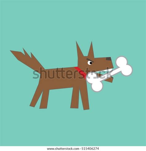 Dog Bonevector Cartoon Stock Vector Royalty Free 515406274 Shutterstock