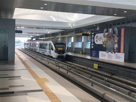 The light rail line will operate trains every two minutes. Palembang Light Rail Transit (LRT) Project, Indonesia