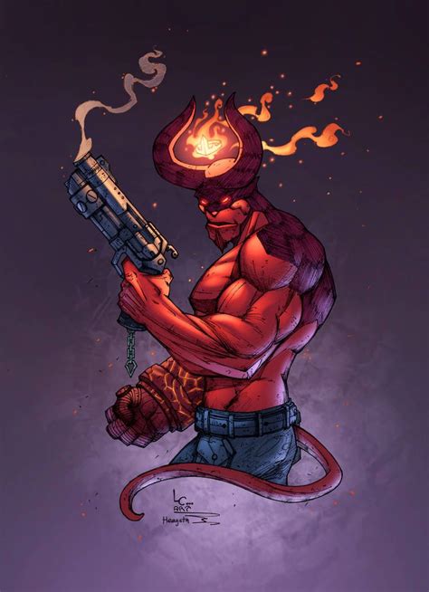 Hellboy By Heagsta On Deviantart Hellboy Art Hellboy Wallpaper