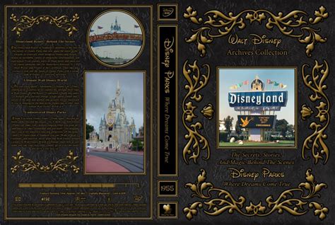 Disney Parks Movie Dvd Custom Covers 1955 Disney Parks Dvd Covers