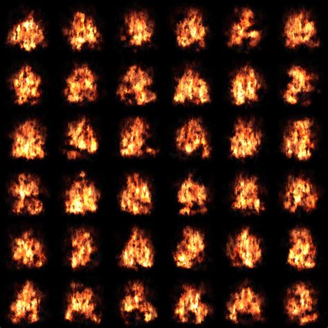 Fire And Smoke Particles Texture