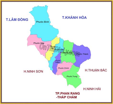 Hướng Dẫn Vẽ Bản đồ Ninh Thuận Bình Thuận Chi Tiết Và đẹp