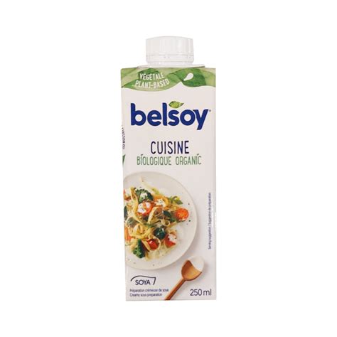 Belsoy Cuisine Soya Cooking Cream 250ml Vegan Supply