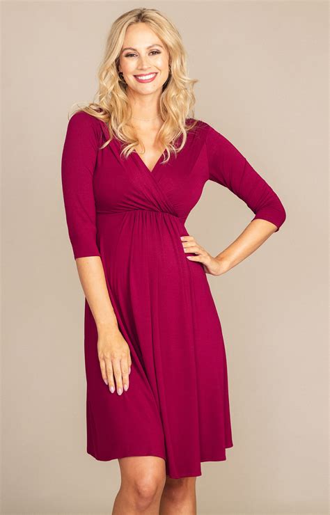 Willow Maternity Dress Burgundy Maternity Wedding Dresses Evening Wear And Party Clothes By