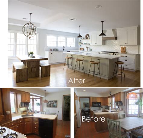 Before And After Fixer Upper Kitchen Nj Designer