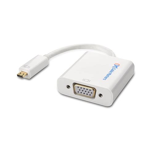 Cable Matters Active Micro Hdmi To Vga Mf Adapter White