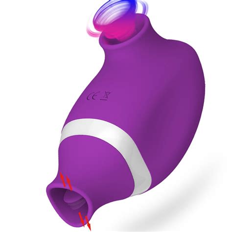 Powerful Vibrator For Women Clit Sucker Clitoris Stimulator Oral Tongue