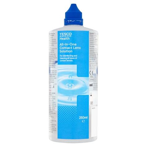 Tesco All In One Contact Lens Solution 250ml Tesco Groceries