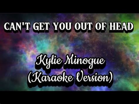 Can T Get You Out Of My Head Kylie Minogue Karaoke Version YouTube