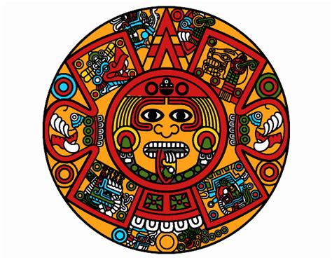 Top 58 Imagen Dibujos Aztecas A Color Ecovermx