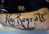 36 Best Photos No Regrets Movie Tattoo / No Regrets Tattoo Emporium ...