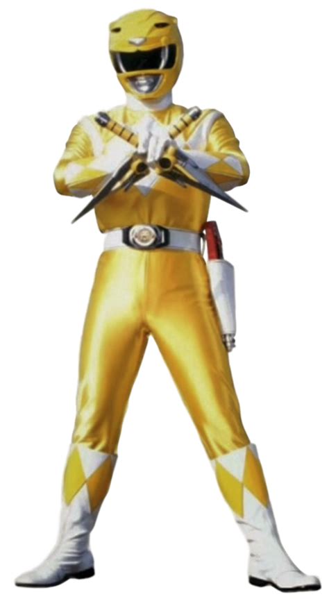 Mighty Morphin Yellow Ranger Transparent By Camo Flauge On Deviantart