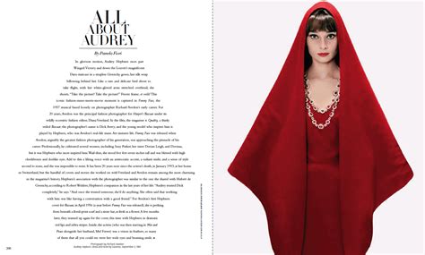 All About Audrey Harpers Bazaar February 2013 Typography Fashion