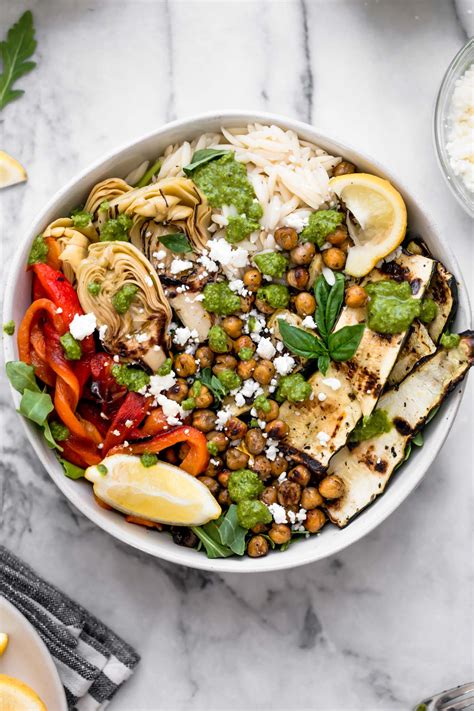 Grilled Vegetable Primavera Bowls 30 Minutes Plays Well With Butter