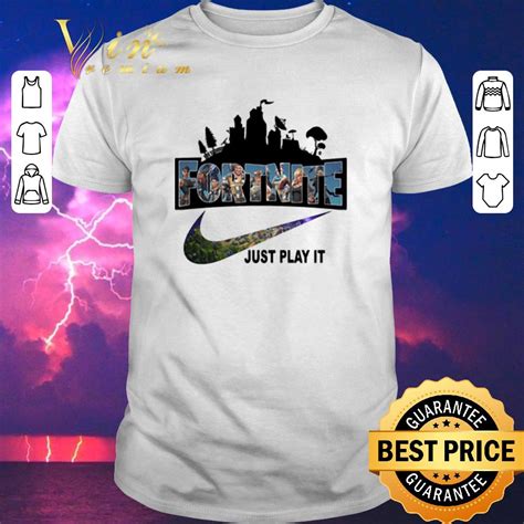 Premium Fortnite Battle Royale Nike Just Play It Logo Shirt Sweater
