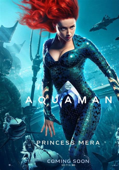 Amber Heard Aquaman Promotional Photos And Posters Celebmafia