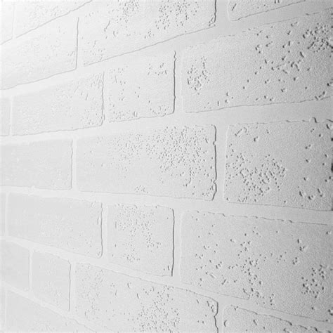 Paintable White Brick Wallpaper Brick Effect Wallpaper