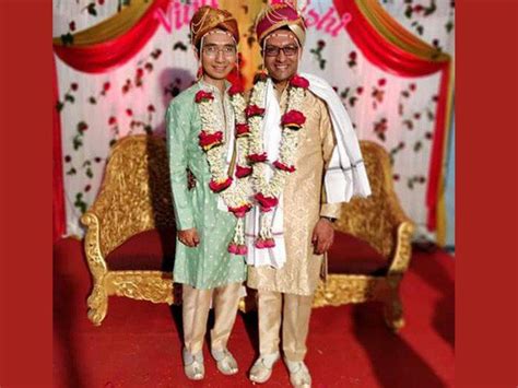 Rakesh Kumar Singhal ラケシ クマール シングル Iit Bombay Grad Ties Knot With Gay Partner In Maharashtra