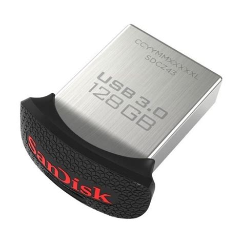 Sandisk 128 Gb Ultra Fit Usb 30 Flash Drive Sdcz43 128g G46 Xcite