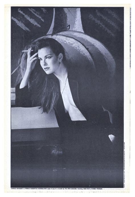 Carole Bouquet Keeps Blooming Interview Magazine