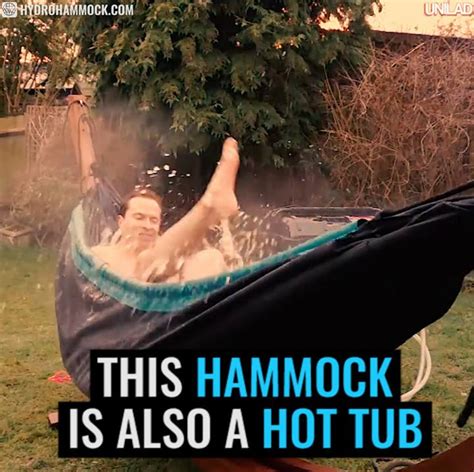 The Hot Tub Hammock A Hammock With A Hot Tub Inside It I Need One Of These 󾍘󾌧 By Unilad