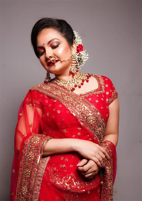 Elegant Beautiful Indian Bridal Look Beautiful Bridal Makeup Bridal Looks Indian Bridal