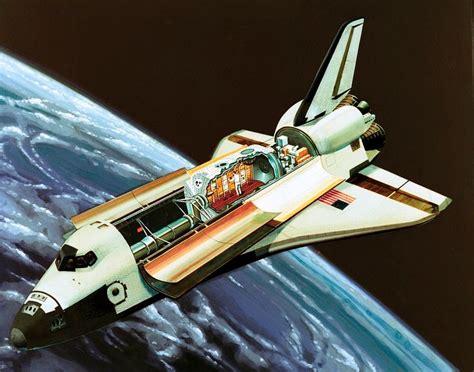 Nasa Concept Art Before Cgi Space Shuttle Space Flight Space Travel